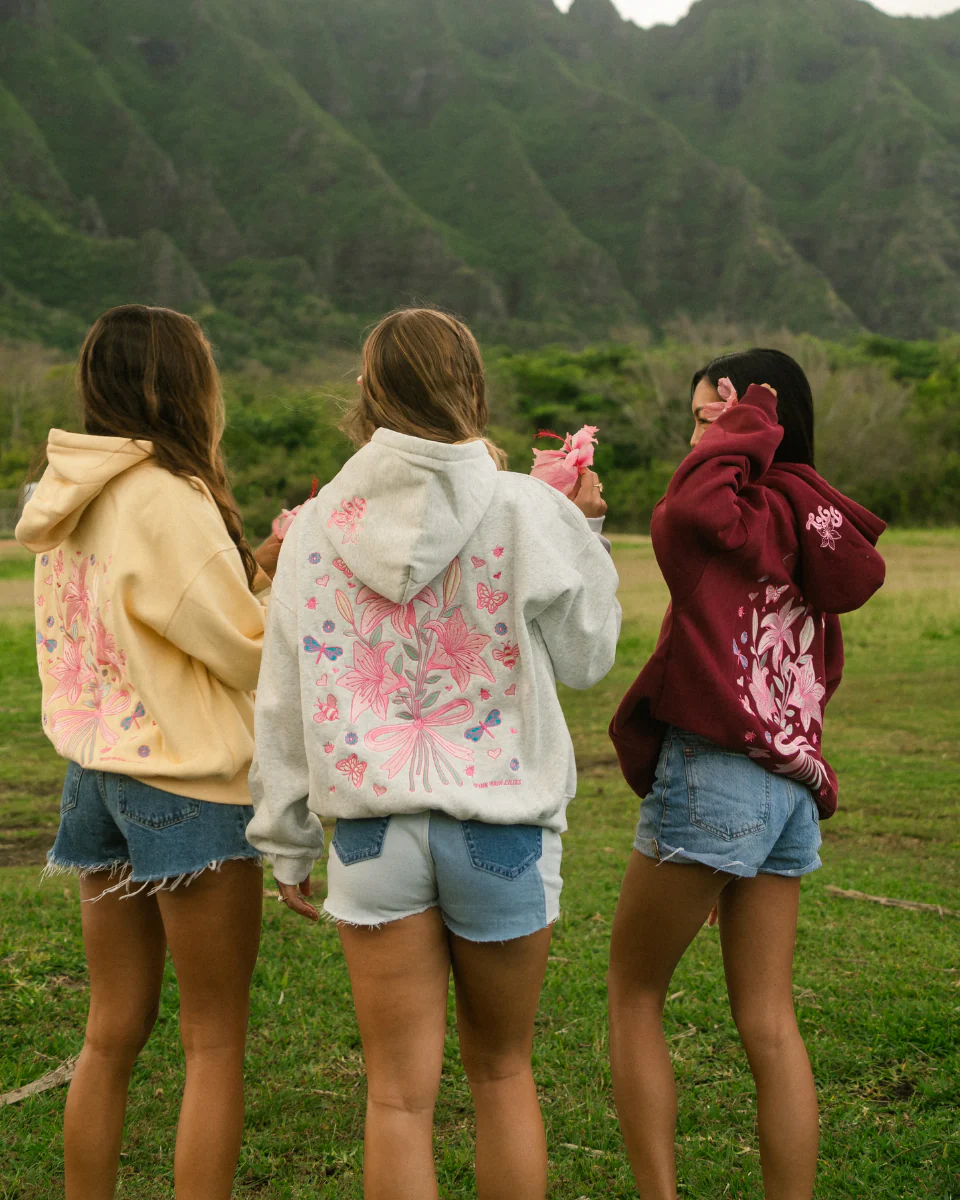 Blossom Bow Hoodie