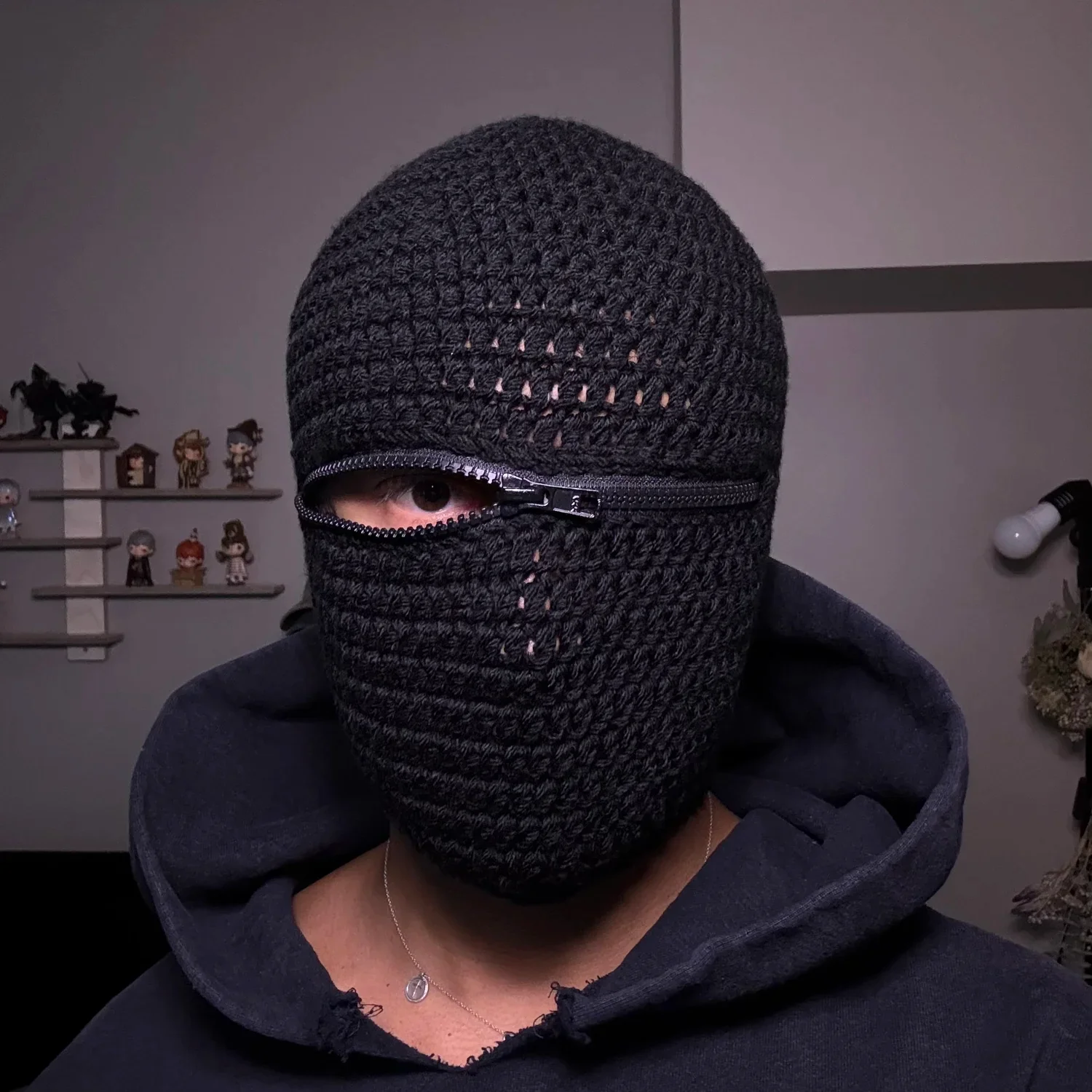 Crochet Zipper Mask - Image 2