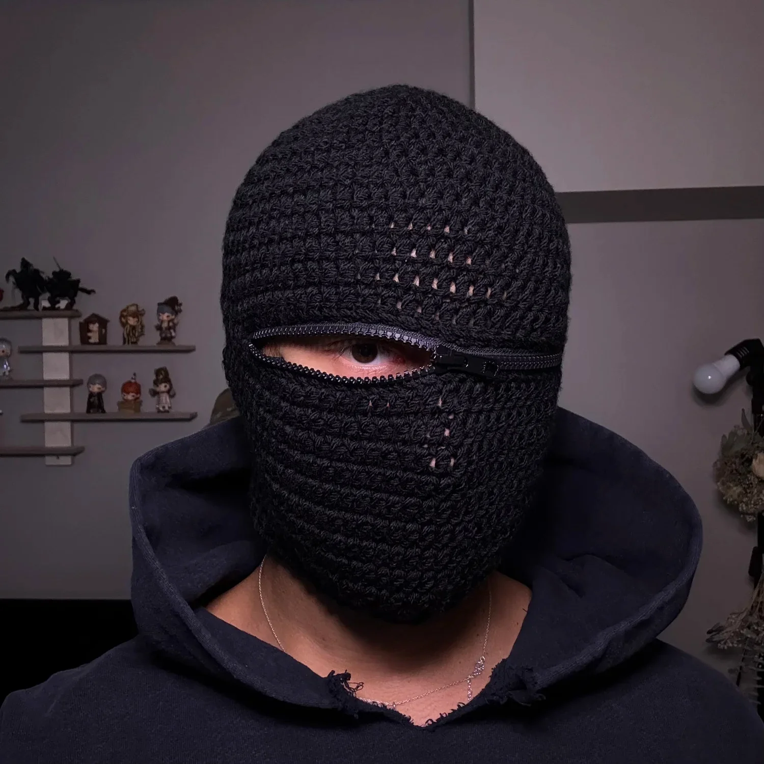 Crochet Zipper Mask - Image 3