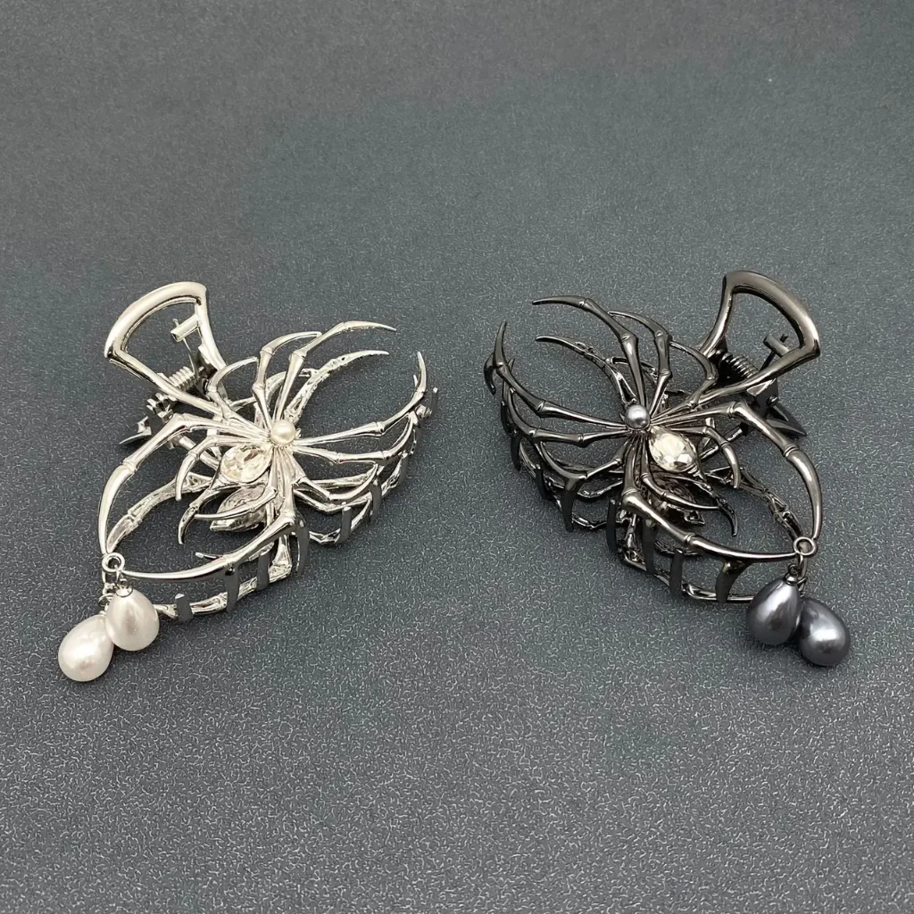 Gothic Spider Hair Clip