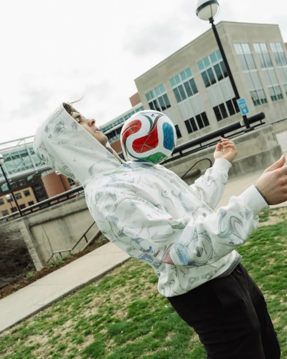 Soccer Ball Hoodie - Image 2