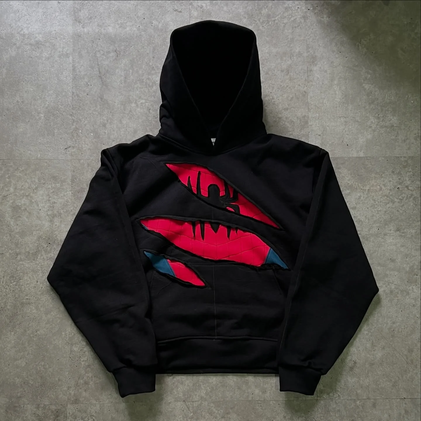 Spider Ripped Hoodie - Image 3